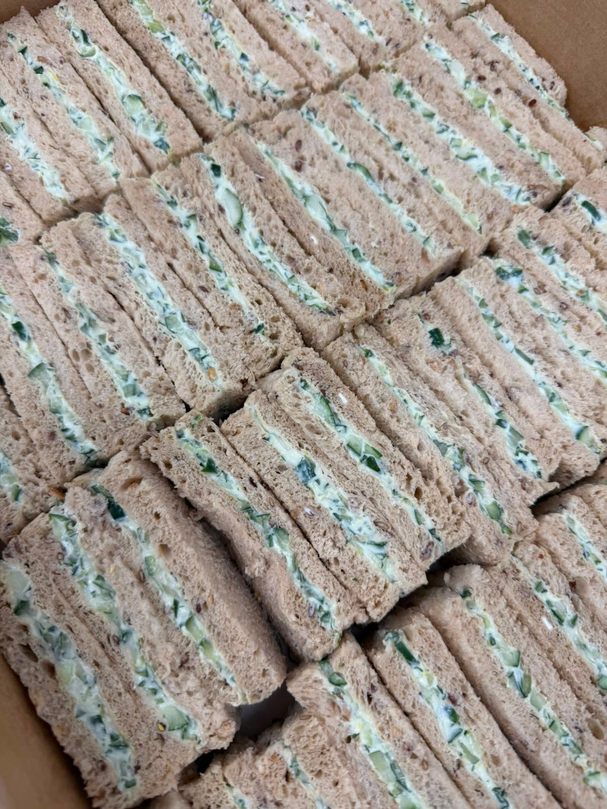 Prepacked 50s Tzatziki MultiGrain Sandwiches (Vegetarian)