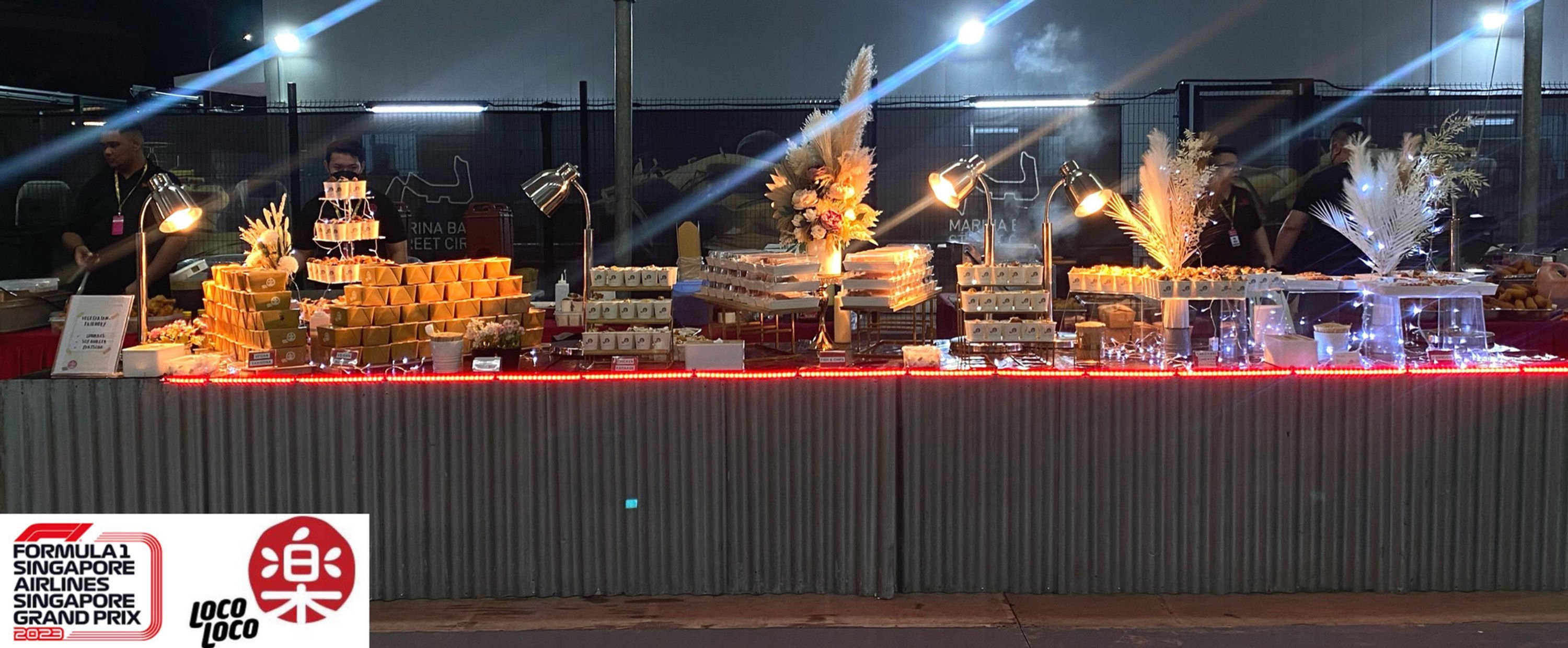 Live Station / Tea Reception Zinc Setup (1,000 pax)