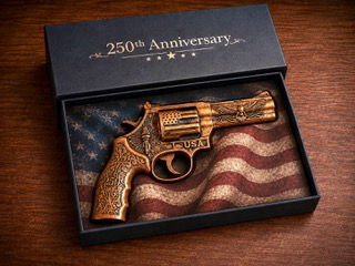 Pre sale 250th ANNIVERSARY 3D 2.5oz Copper revolver expected early August 