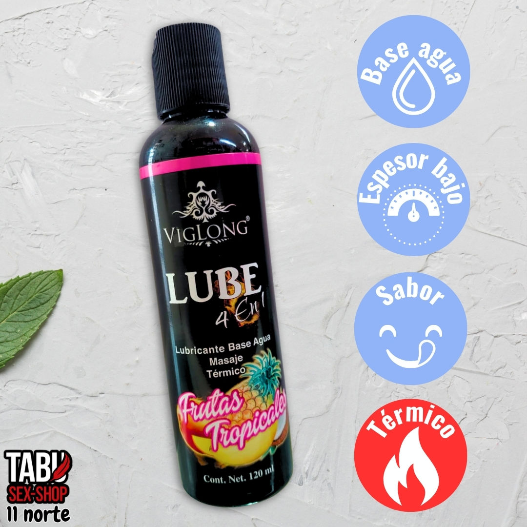 VigLong Lube 4 en 1 - Frutas Tropicales