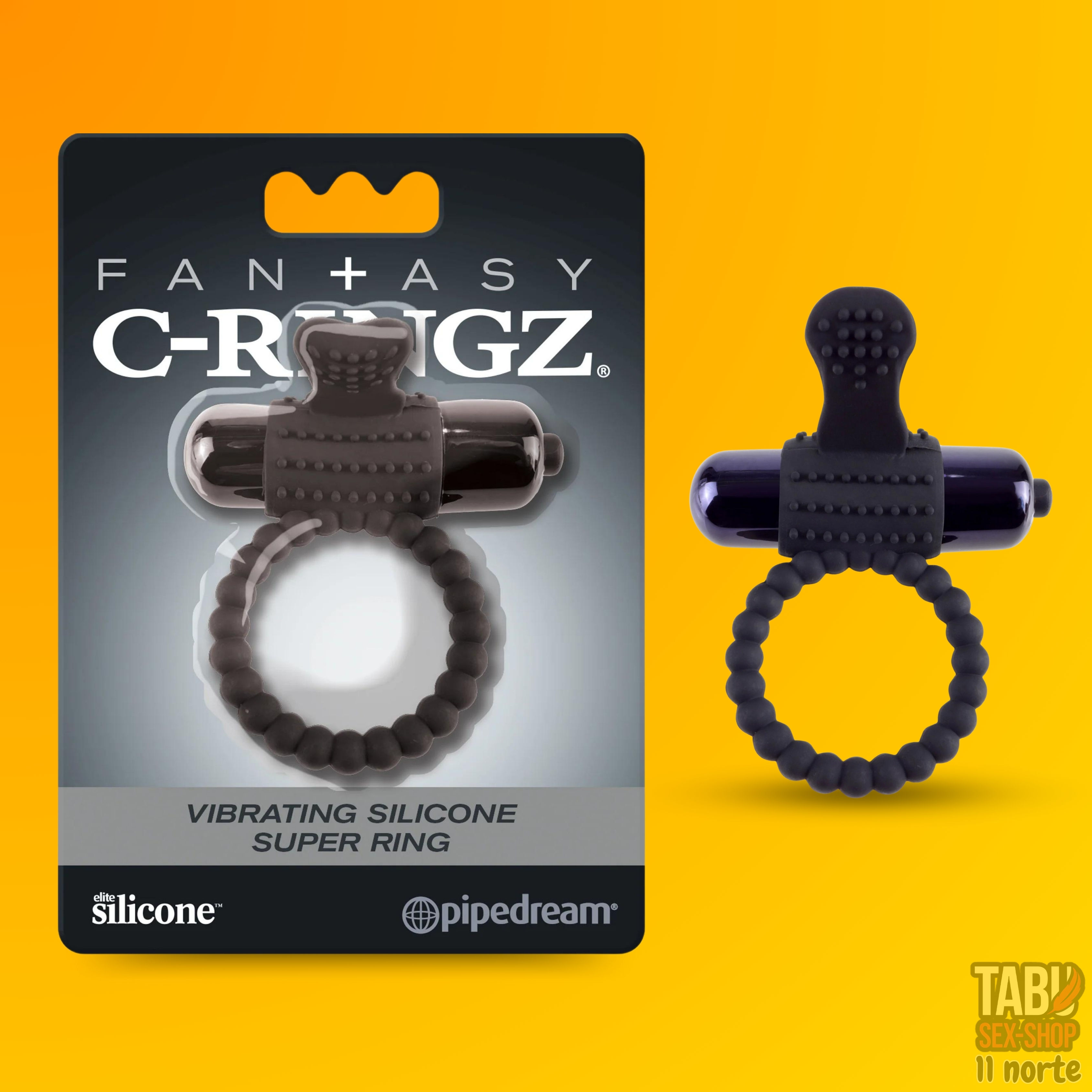 Vibrating Silicone Super Ring