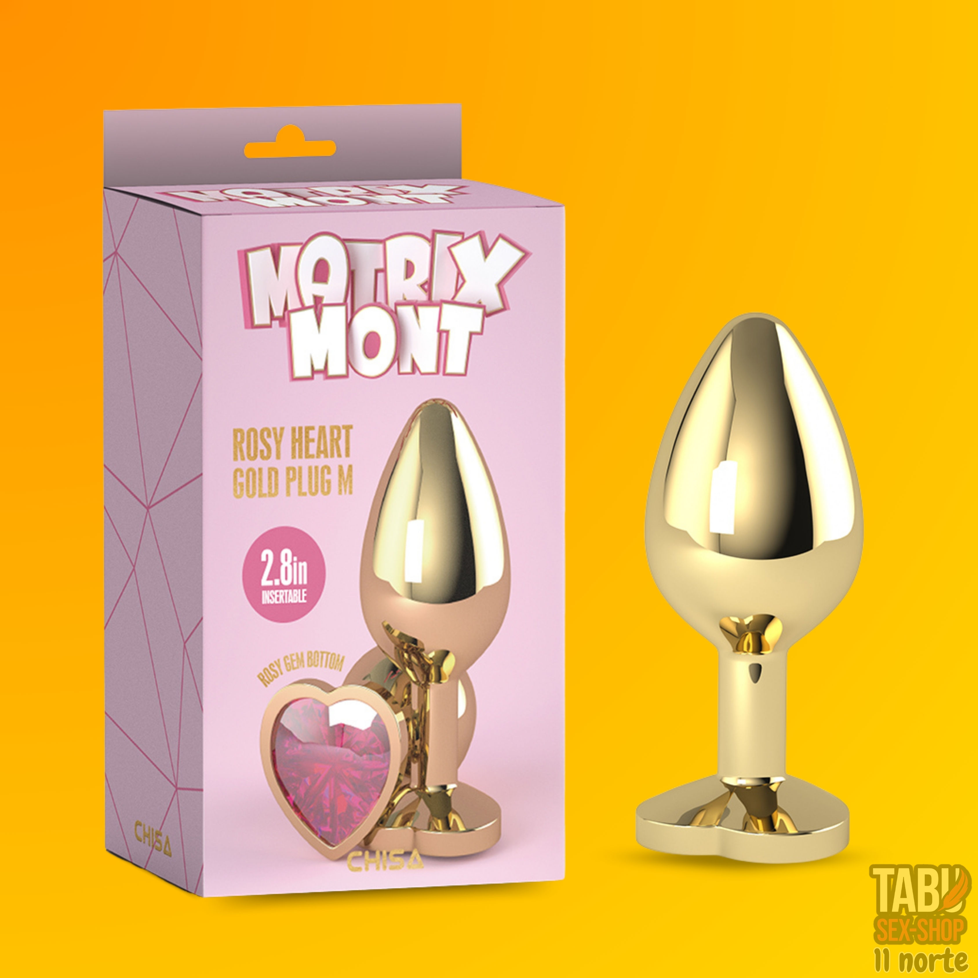 Matrix Mont Rosy Heart Gold Plug M