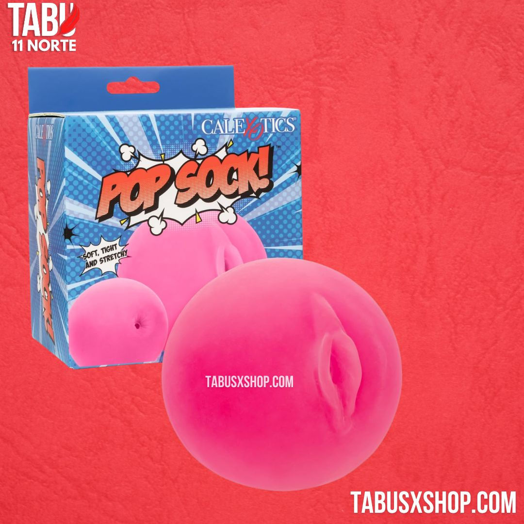 Pop Sock! Pussy and Ass Pink Masturbator Stroker