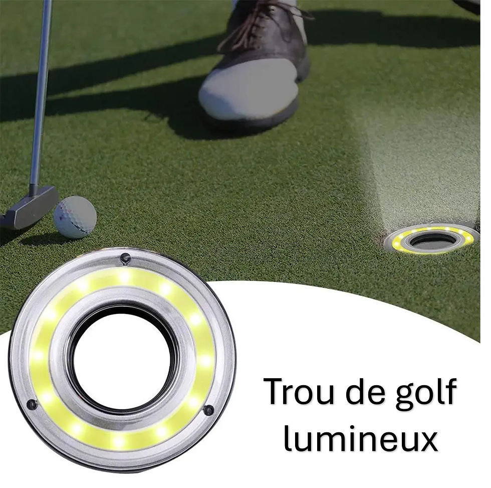 Miniature : Trou de putting lumineux