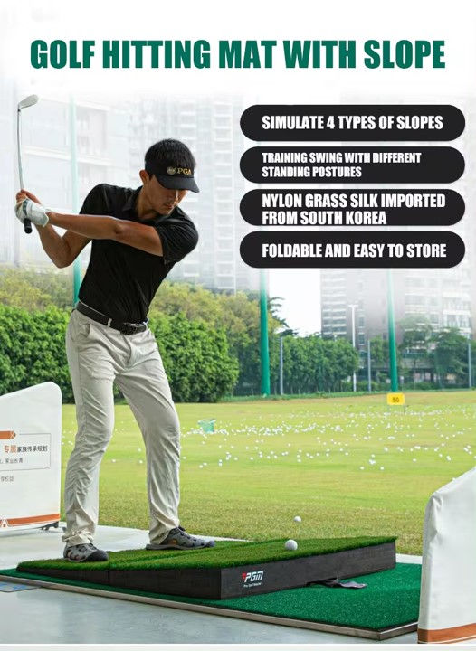 Miniature : Tapis de practice de golf simulation de slope