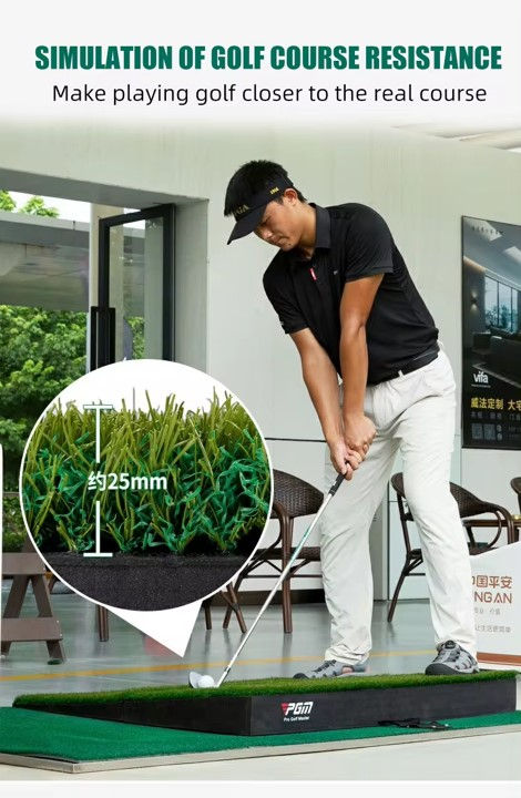 Miniature : Tapis de practice de golf simulation de slope