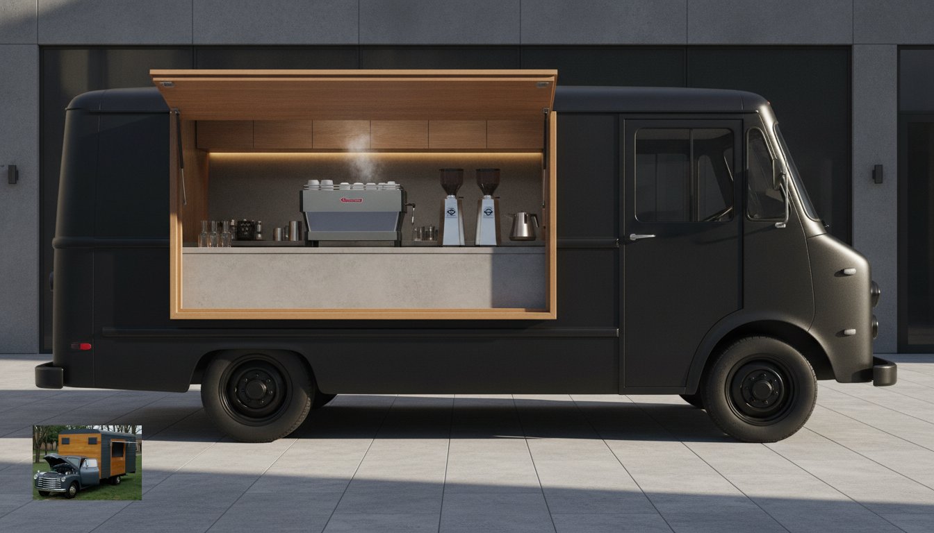 Vintage Step Van Coffee Truck: Transforming Retro Icons into Luxury Mobile Cafés