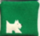 Tweed Scottie Purse - Green green grass of home