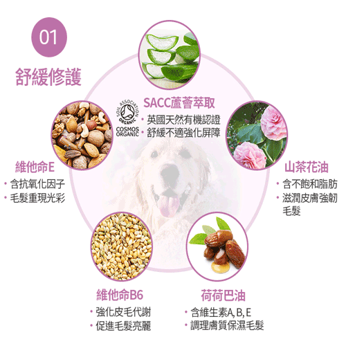 縮圖：艾多美 汪汪舒緩洗毛乳