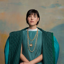 First album of ten tracks in a ten-year career, Da pacem is the quintessence of a quest that combines vocal performance and a sense of the sacred. In Latin, Greek, Bulgarian and English, Mykalle embodies a contemporary priestess with her own versions of liturgical texts and a voice that makes grace resonate within. With poignant performances, beats and electronic choral textures, her music seeks to soothe and open up unexplored dimensions.
Premier album de dix chansons pour dix ans de carrière, Da pacem est la quintessence d'une quête qui croise performance vocale et sens du sacré. En latin, grec, bulgare et anglais, Mykalle incarne une prêtresse contemporaine avec ses propres versions des textes liturgiques et une voix qui fait résonner la grâce en soi. Avec ses performances poignantes, ses beats et textures électroniques chorales, sa musique cherche à apaiser et ouvrir des dimensions inexplorées.
crédits
paru le 19 janvier 2024
Music and texts : Mykalle (except Kyrie (Trad.), Pritourize and Strati) Production : Blaise Borboën-Léonard
Mixing : Marc Bell, Troublemakers
Mastering : Katie Tavini, Weird Jungle
Voice : Mykalle et Frannie Holder
Synths and beats : Mykalle et Blaise Borboën-Léonard
Kanun : Didem Başar
Oud : Mohamed Masmoudi
Bass : Jérémi Roy
Percussions : Marc-André Pételle
Photography : Justine Latour
Recorded at Studio Makina in Montréal and at the BEAM in St-Adrien.
Funded by the Canada Council for the Arts.
Kyrie (Trad.) is a georgian hymn arranged by Teatr ZAR. Pritourize Planinata and Strati na angelaki doumasche are traditional Bulgarian chants.
A special thank you to Charles-Antoine Bertrand Fontaine for your encouragement, your emotional support, your advice and your passion for this album.
Thank you Blaise, for the trust and freedom you afforded me.
Marc, for the like-mindedness, the joy. Working with you was an honour and a privilege.
Katie for your patience and openness. You raised this album to the heavens.
Ariane Girard, my mentor. The first to see and feed my inner fire.
Nini Julia Bang, source sister, for the hospitality, the kinship, the journey.
I hope my humble versions echo yours, so powerful and magical.
Teatr Zar, for their tireless work in researching and promoting traditional song. Thank you for sharing these forms so that others may pass them on.
Peter Batakliev and Maria Kefirova, for their Bulgarian pronunciation coaching. Thank you for letting me share the incalculable richness of your repertoire.
Thank you Frannie, Mohamed, Didem, Pete and Jérémi. Your talent and generosity elevate this album.
Justine, Yola, Cynthia, Evangelia for the grandiose cover and the creativity in the studio. You gave me wings.
A warm thank you to all those who encouraged and facilitated the expression of my music. There are too many of you to cite.
Thank you to the fundraising campaign’s donors, to my family, to my wonderful in-laws, and to countless precious friendships.
Thank you to the Canada Council for the Arts.
licence
tous droits réservés