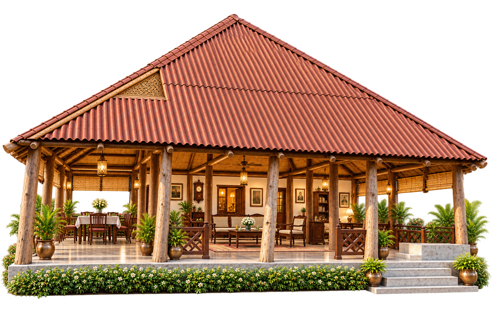 Halapakuri bungalow historical view