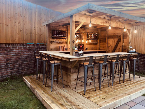 Bespoke bar lighting installation