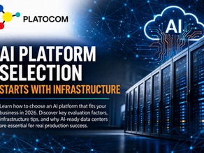 AI plataform selection starts with infrastrucure