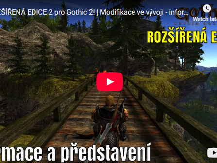 Gothic 2: Rozšířená Edice 2 - Video s infem a nové screenshoty