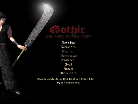 Gothic 1: The Long Voyage Home 1.1.2 - Improved autotranslation (Czech)
