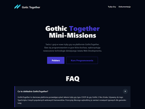 Gothic Together - Veřejná BETA spuštěna! [Stažení a testování] 