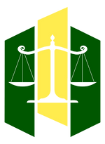 A decorative logo for the law firm