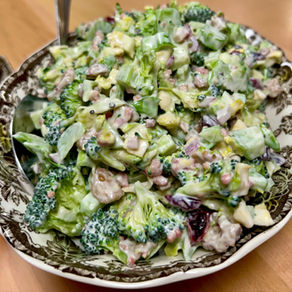 Broccoli and Brussel Salad