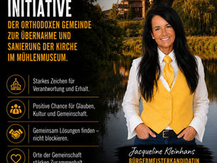 Pressemitteilung 8/26 ZZZ begrüßt Initiative der orthodoxen Gemeinde zur Übernahme und Sanierung der Kirche im Mühlenmuseum.