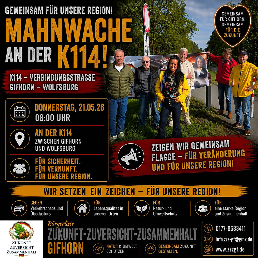 2. Mahnwache an der K114