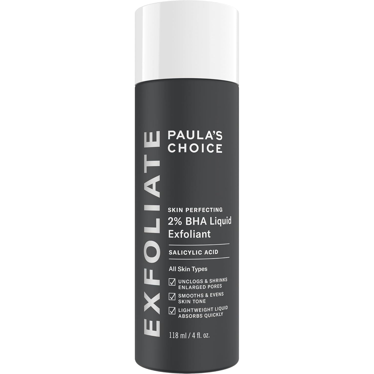 Paula's Choice SKIN PERFECTING 2% BHA Liquid Exfoliant with Salicylic Acid, Faci
