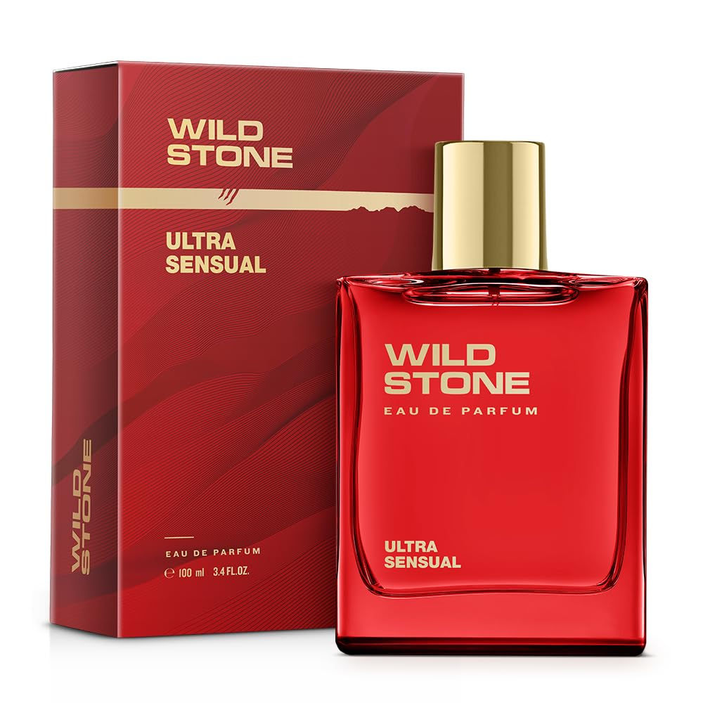Wild Stone Ultra Sensual Eau De Parfum | 3.38oz,100 ml | Luxury EDP Perfume for