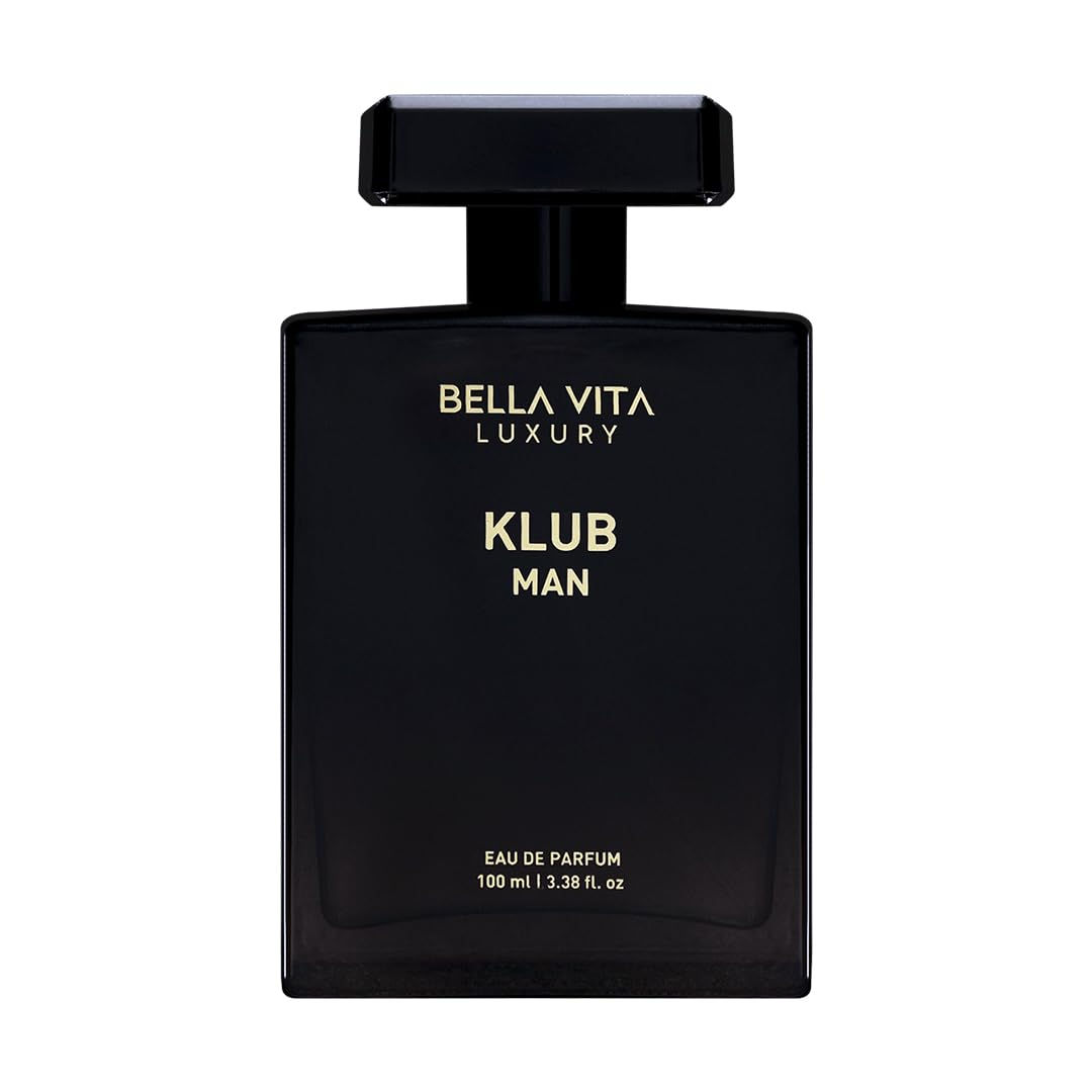 BellaVita Luxury KLUB Men's Eau De Parfum (100ml) | Intense, Masculine Party Per