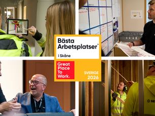 Vi är en av Skånes bästa arbetsplatser 2026!