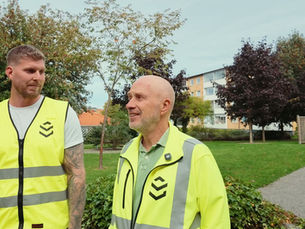 Arbetschef Martin berättar om ett nytt stambyte i Malmö