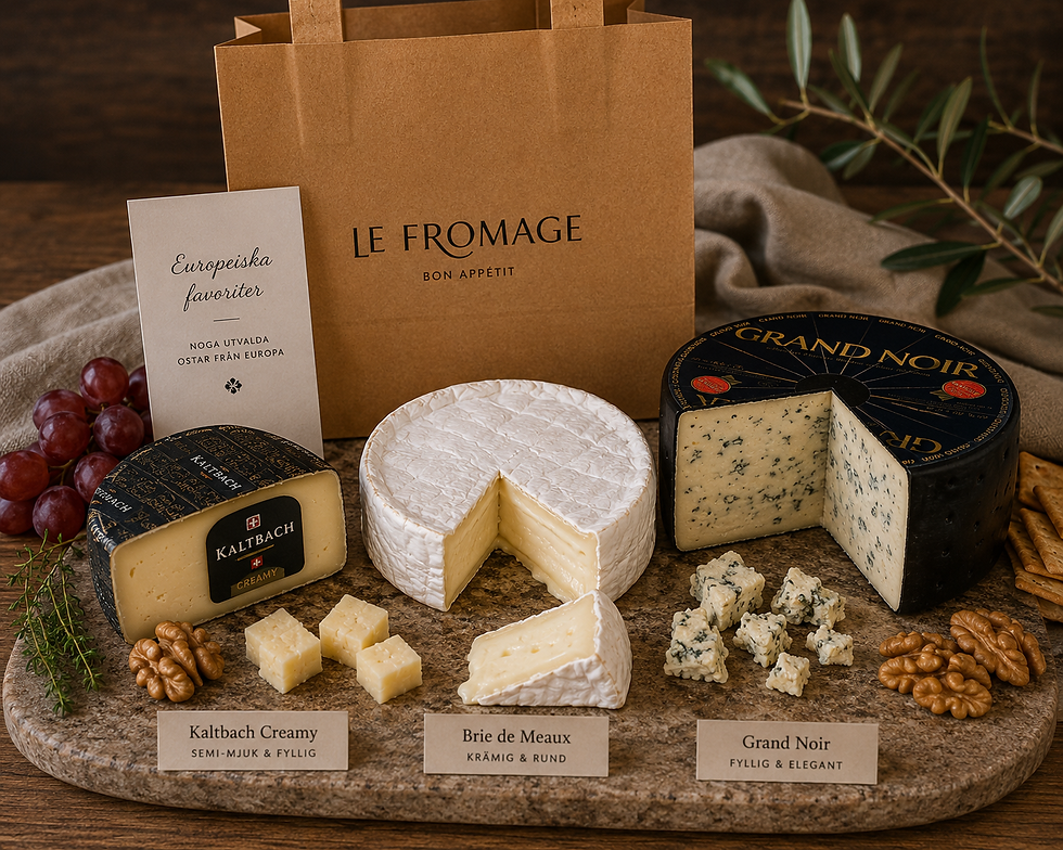 ostar från olika delar av europa från Le fromage