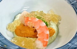 海の幸 ブロッコリーソース