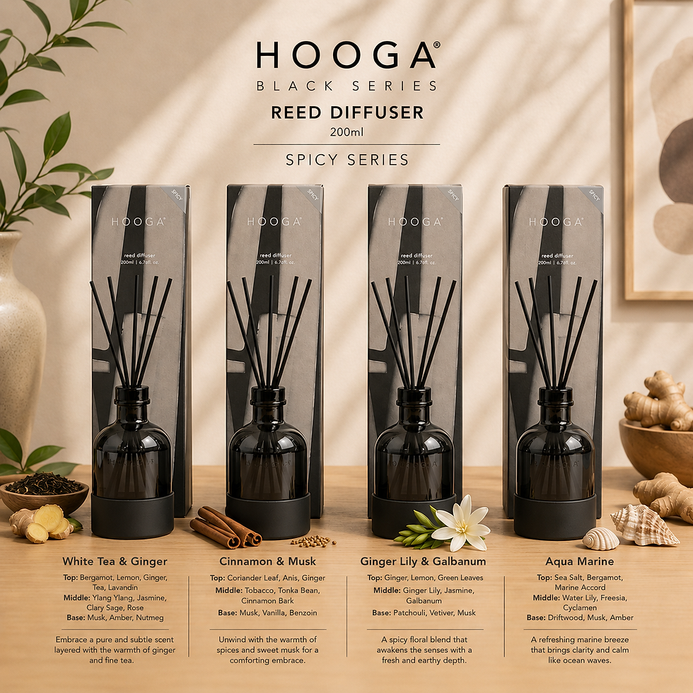 Thumbnail: HOOGA Black Series Reed Diffuser 200ml