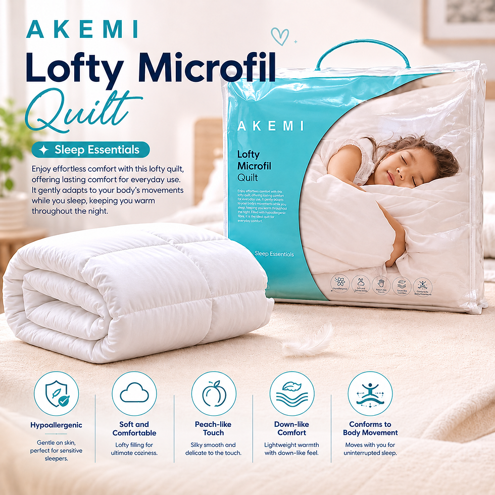 Thumbnail: AKEMI Sleep Essentials Lofty Microfil Quilt