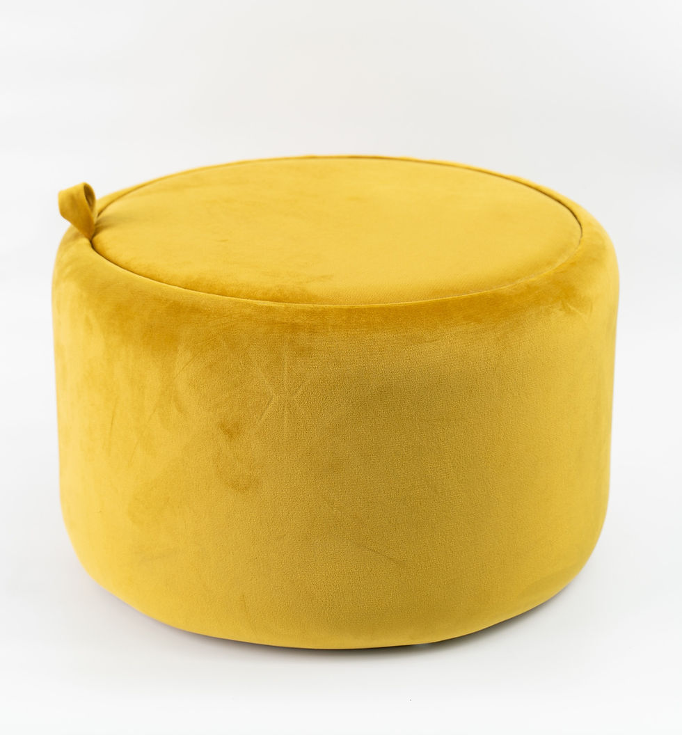 HOOGA Stool Lachlan Mustard Yellow