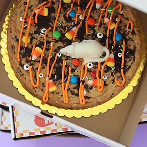 Haunted Cookie Pizza