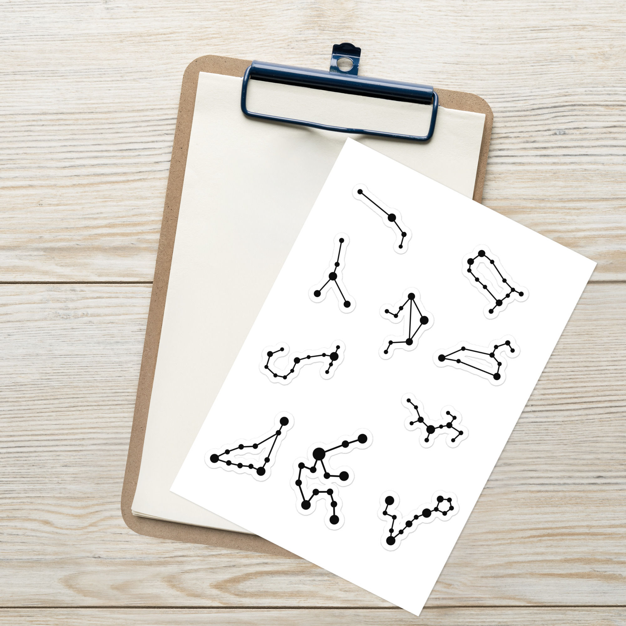 Zodiac Constellation Sticker sheet