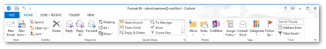 (Te) veel opties in Outlook