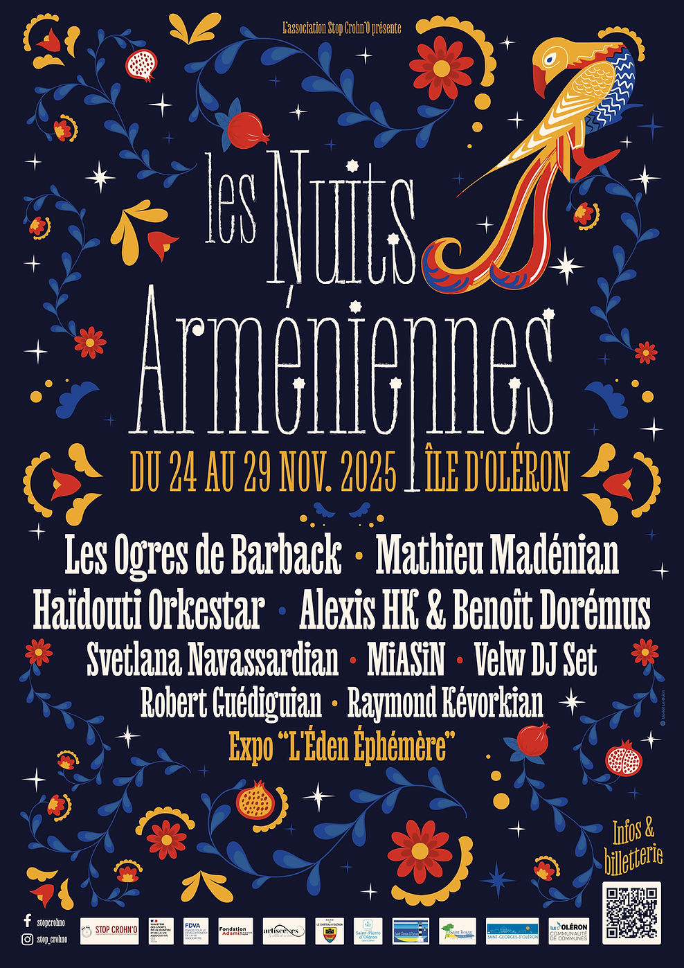 Affiche officielle Les Nuits Arméniennes 2025