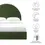 Miniatura: Solana Arched Performance Velvet Platform Bed – Moss Green