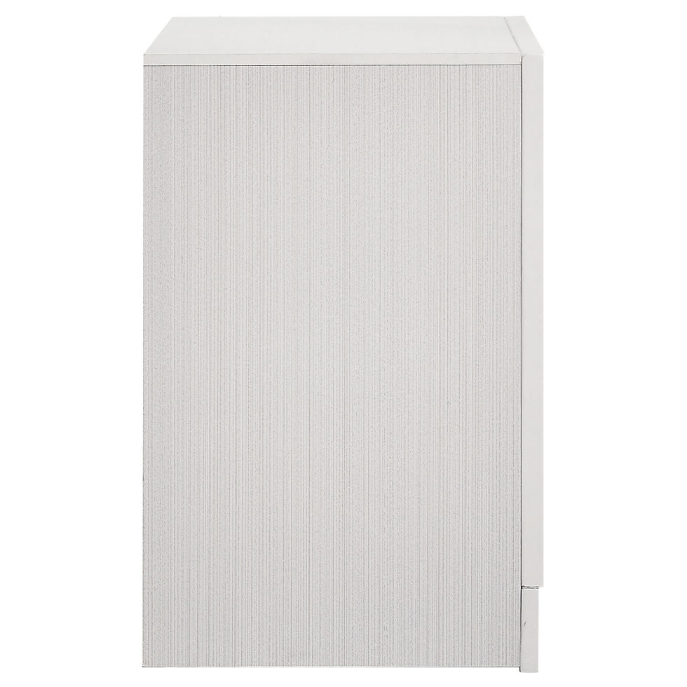 Thumbnail: Miranda 3-Drawer Nightstand – White