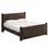 Miniatura: Rael Performance Velvet Platform Bed – Chocolate Brown