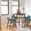 Miniatura: Lyncott Upholstered Barstool (2/CN)