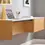 Thumbnail: Kinetic Wall-Mount Office Desk With Cabinet and Shelf