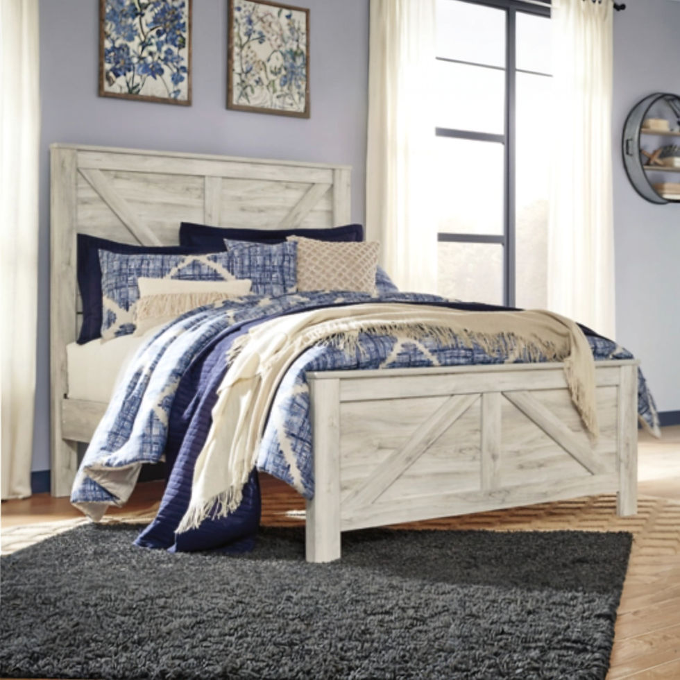 Bellaby Queen Crossbuck Panel Bed – Model B331B6