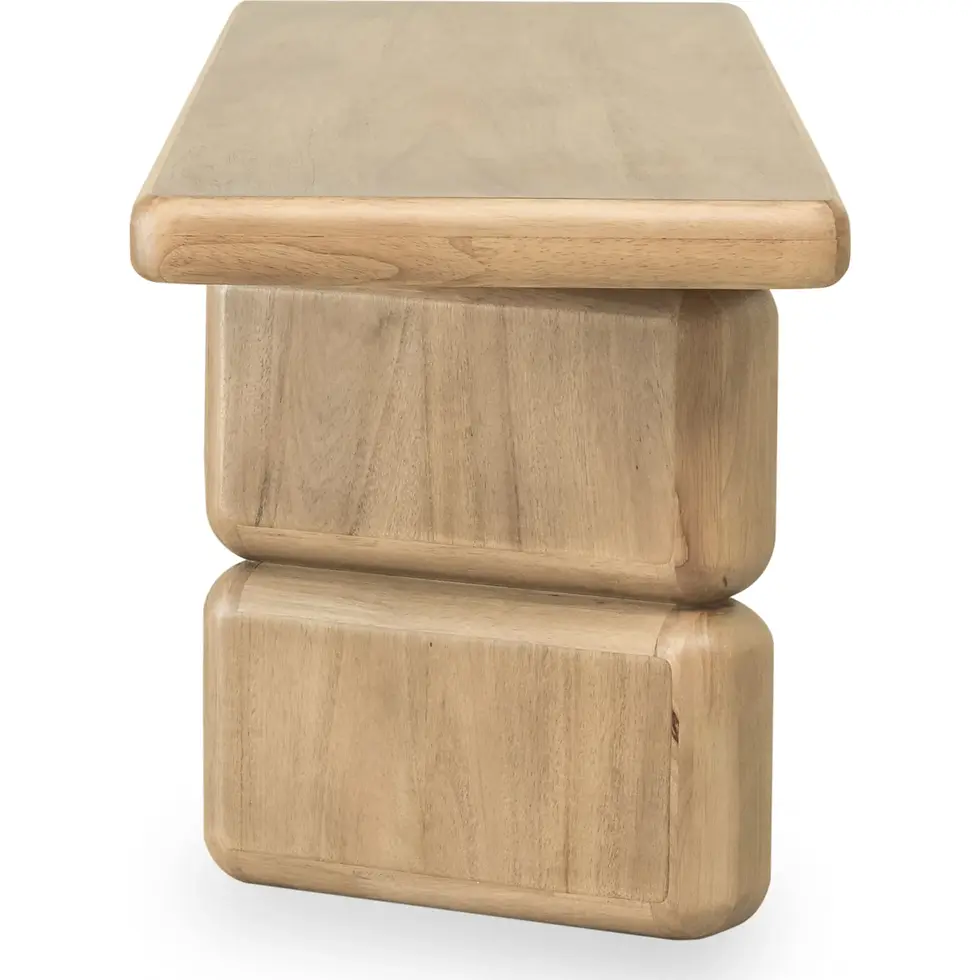 Thumbnail: Nia Acacia Wood Dining Bench in Lioness
