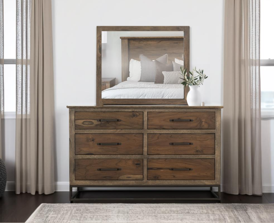 Thumbnail: Natural Teca Mirror