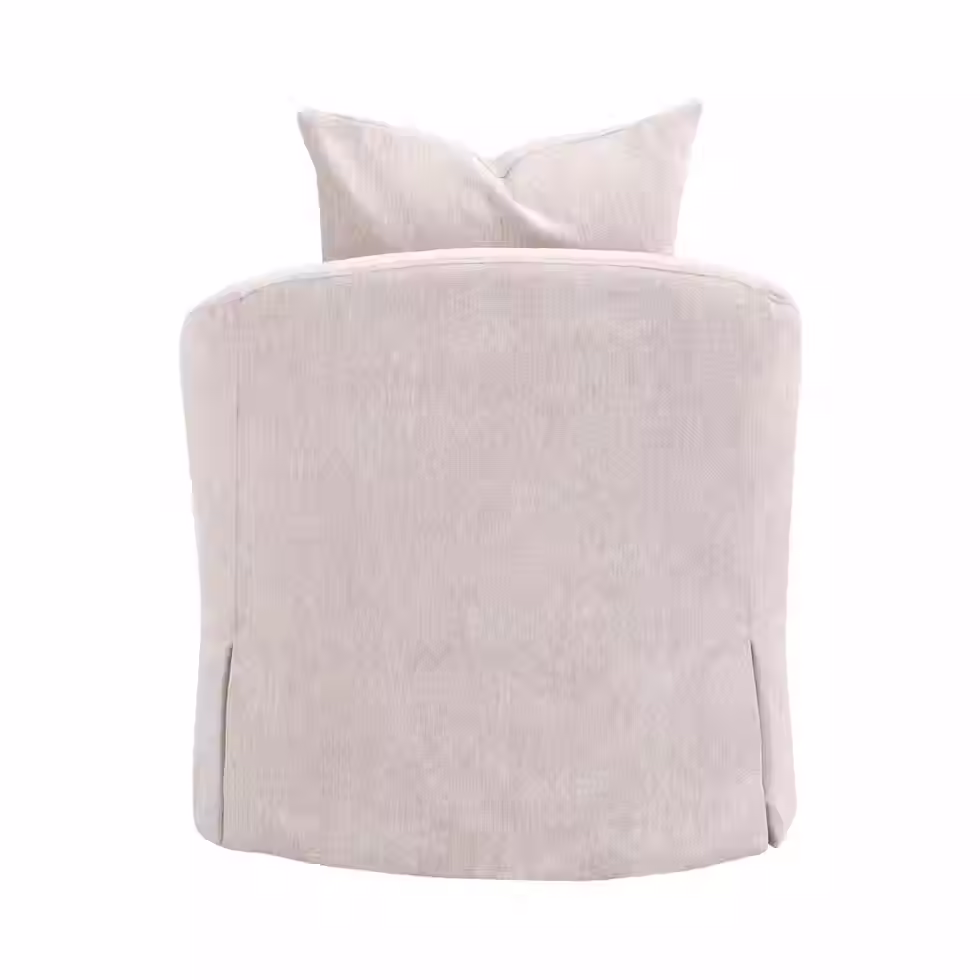 Thumbnail: Faye Slipcover Swivel Club Chair