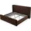 Thumbnail: Bacall Velvet Upholstered Wingback Platform Bed – Full (52"H x 75"W x 87"D)