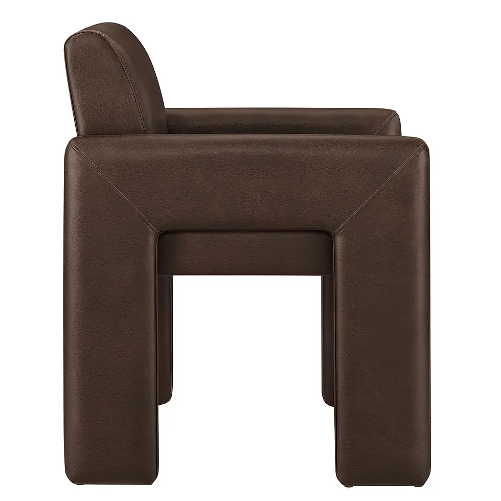 Miniatura: Daven Vegan Leather Dining Armchair in Espresso