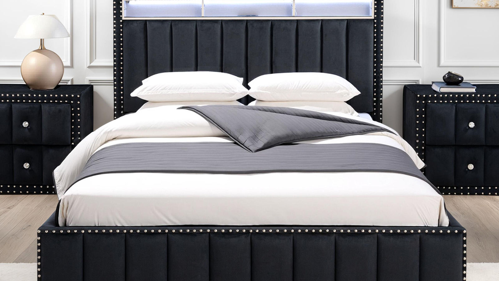 Full Bed, Black